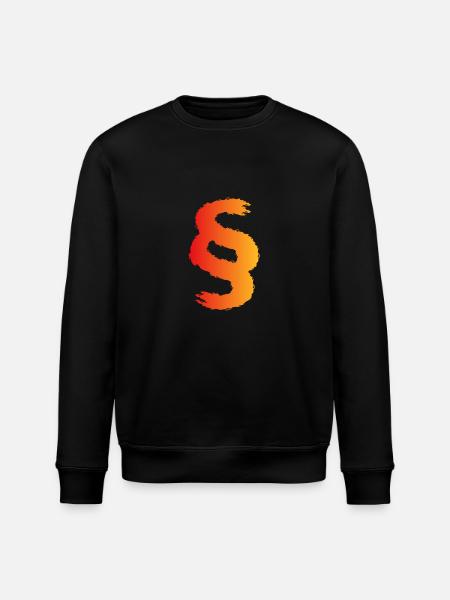 Paragraph Symbol Zeichen - Stanley/Stella Unisex Bio-Sweatshirt ROLLER - Schwarz