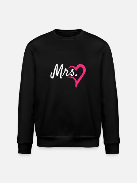 Mrs Herz - Stanley/Stella Unisex Bio-Sweatshirt ROLLER - Schwarz