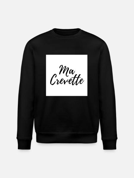MA CREVETTE - Sweat bio ROLLER Stanley/Stella Unisexe - noir