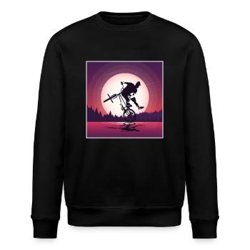 Affiche BMX | Vélo BMX | Vélo BMX | conduire BMX - Sweat bio ROLLER Stanley/Stella Unisexe - noir - Devant - Nik (191cm)