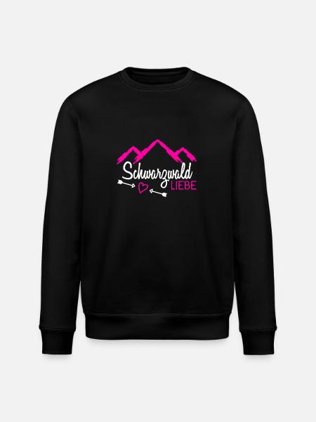 Ich Liebe Schwarzwald - Stanley/Stella Unisex Bio-Sweatshirt ROLLER - Schwarz