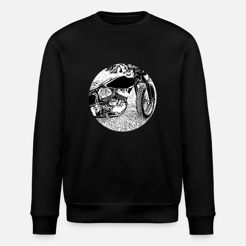 Moto - Sweat bio ROLLER Stanley/Stella Unisexe - noir