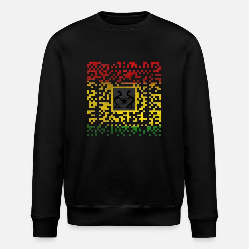 Reggae Code - Stanley/Stella Unisex Bio-Sweatshirt ROLLER - Schwarz