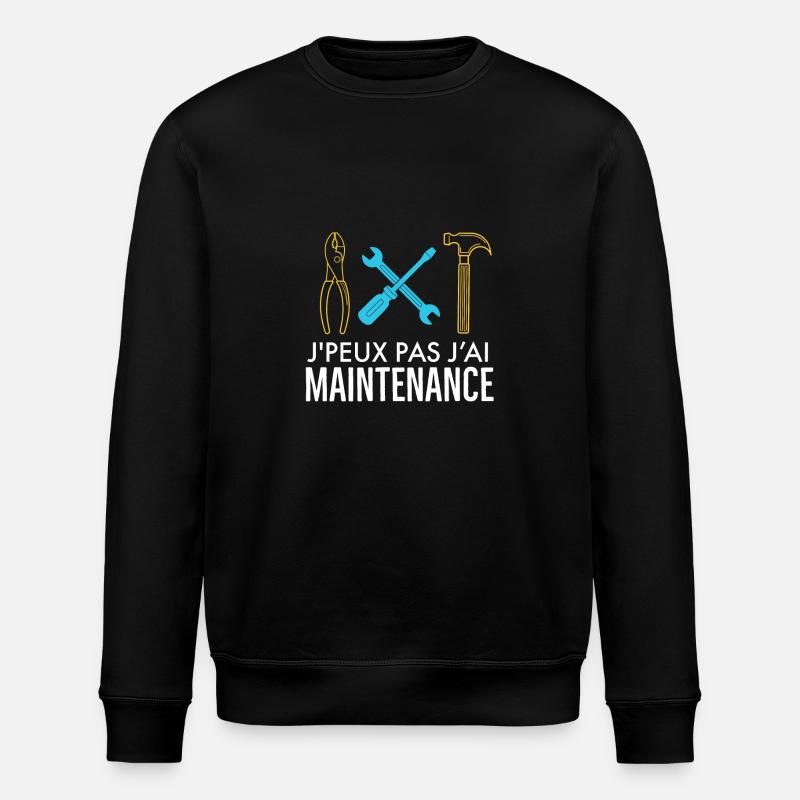 Maintenance - Sweat bio ROLLER Stanley/Stella Unisexe - noir