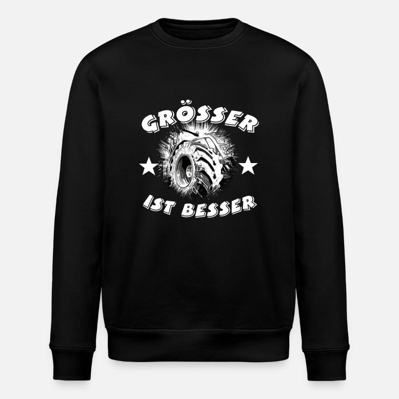 Traktor - Stanley/Stella Unisex Bio-Sweatshirt ROLLER - Schwarz