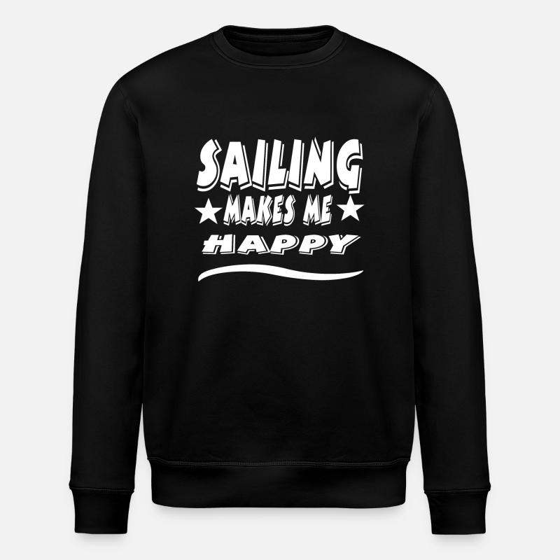 Segeln - Stanley/Stella Unisex Bio-Sweatshirt ROLLER - Schwarz