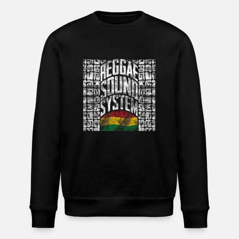 reggae musik system - Stanley/Stella Unisex Bio-Sweatshirt ROLLER - Schwarz