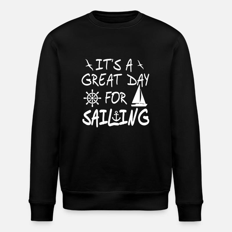 Sail - Stanley/Stella ROLLER Unisex Organic Sweatshirt - black