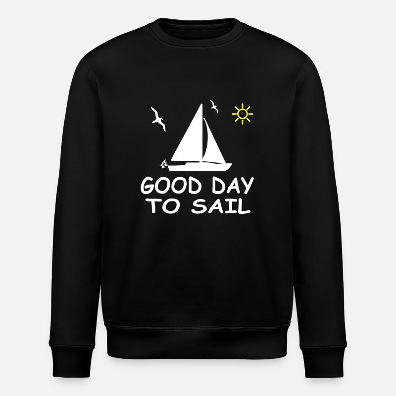 Sail - Stanley/Stella ROLLER Unisex Organic Sweatshirt - black