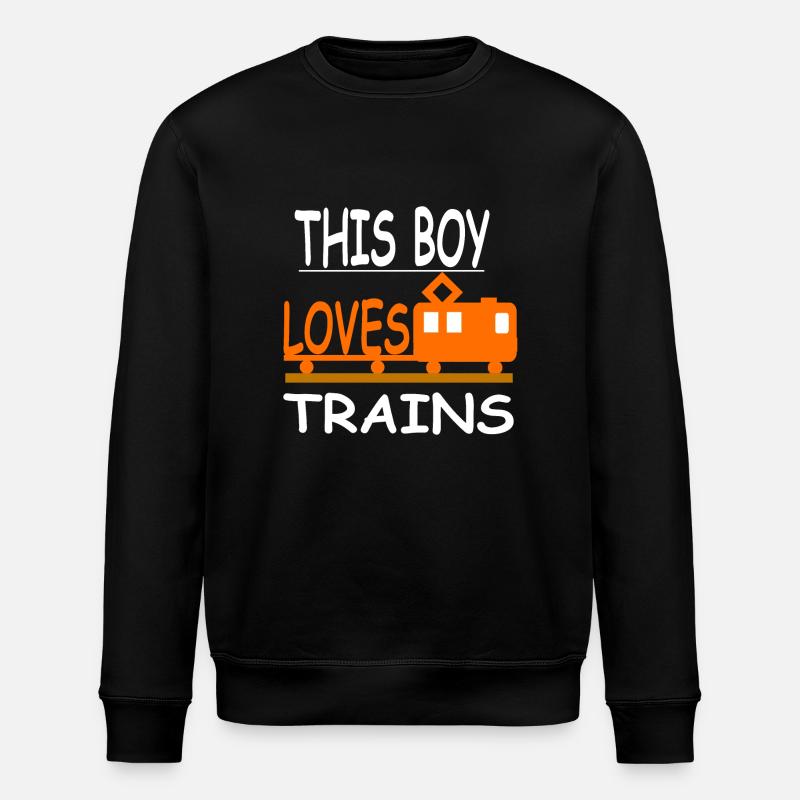 Chemin de fer - Sweat bio ROLLER Stanley/Stella Unisexe - noir