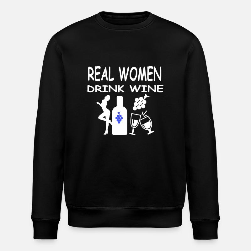 Wein - Stanley/Stella Unisex Bio-Sweatshirt ROLLER - Schwarz