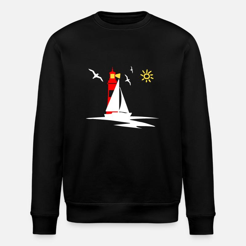 Sail - Stanley/Stella ROLLER Unisex Organic Sweatshirt - black