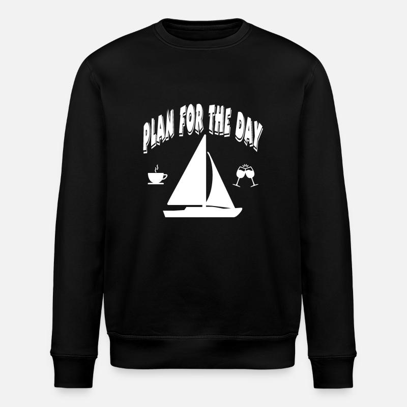 Sail - Stanley/Stella ROLLER Unisex Organic Sweatshirt - black