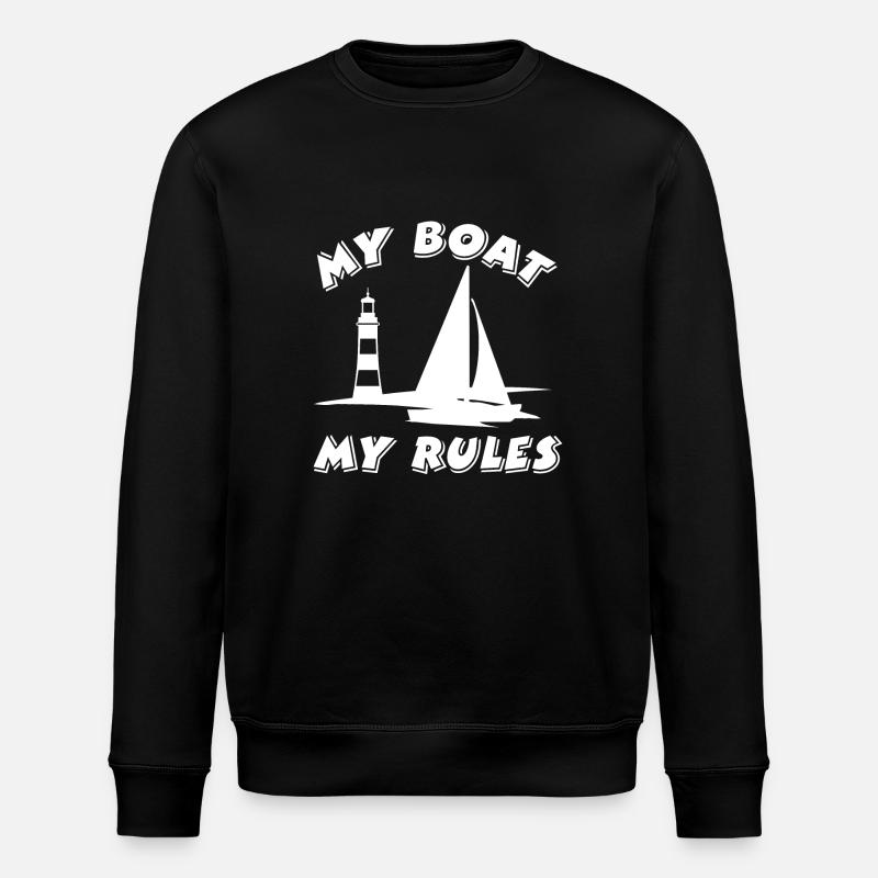 Sail - Stanley/Stella ROLLER Unisex Organic Sweatshirt - black