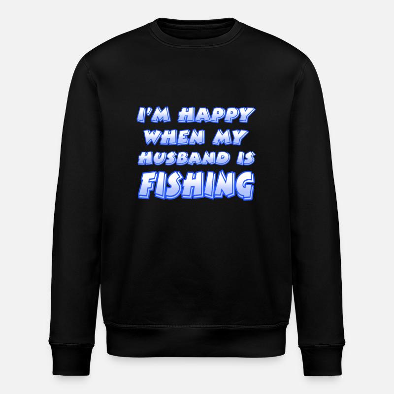 Pêche - Sweat bio ROLLER Stanley/Stella Unisexe - noir