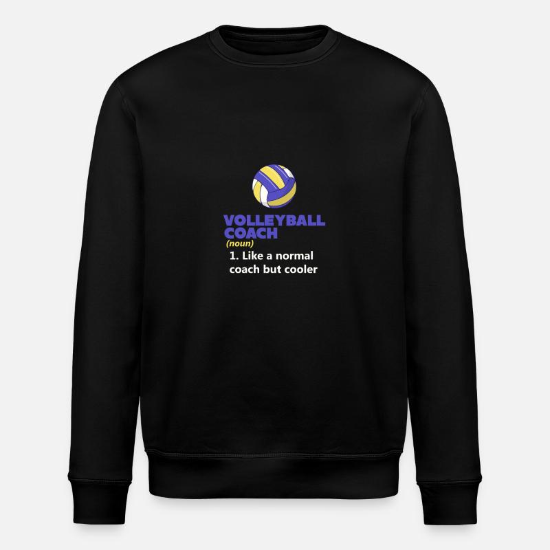 Volleyball Coach Definition - Stanley/Stella Unisex Bio-Sweatshirt ROLLER - Schwarz