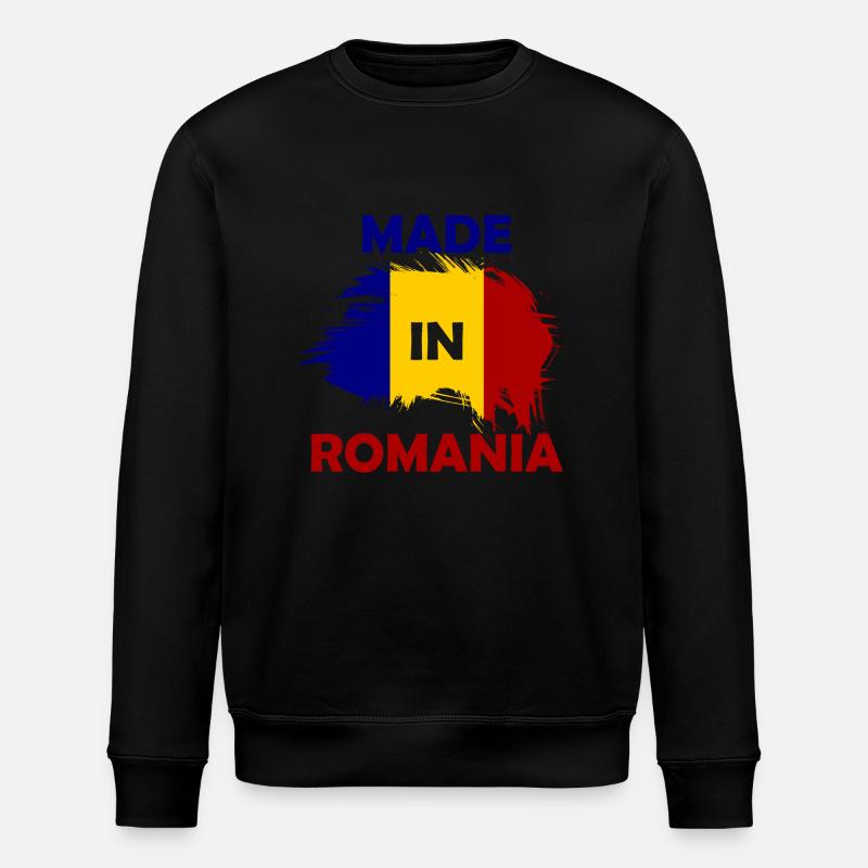 hergestellt in Rumänien - Stanley/Stella Unisex Bio-Sweatshirt ROLLER - Schwarz