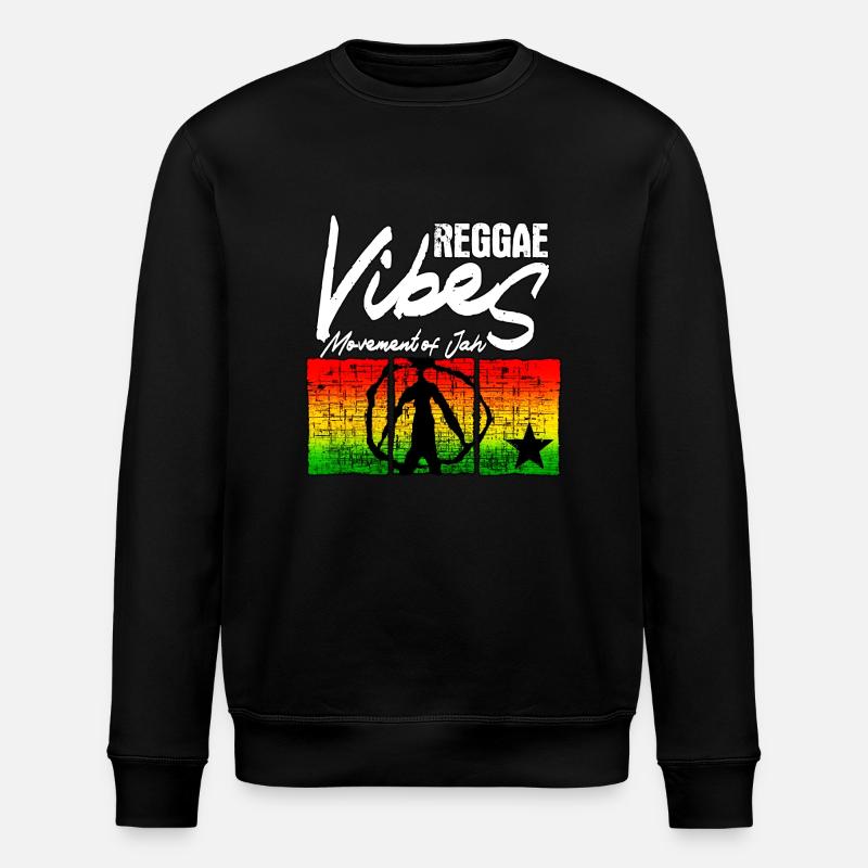 Reggae vibes int. - Stanley/Stella Unisex Bio-Sweatshirt ROLLER - Schwarz