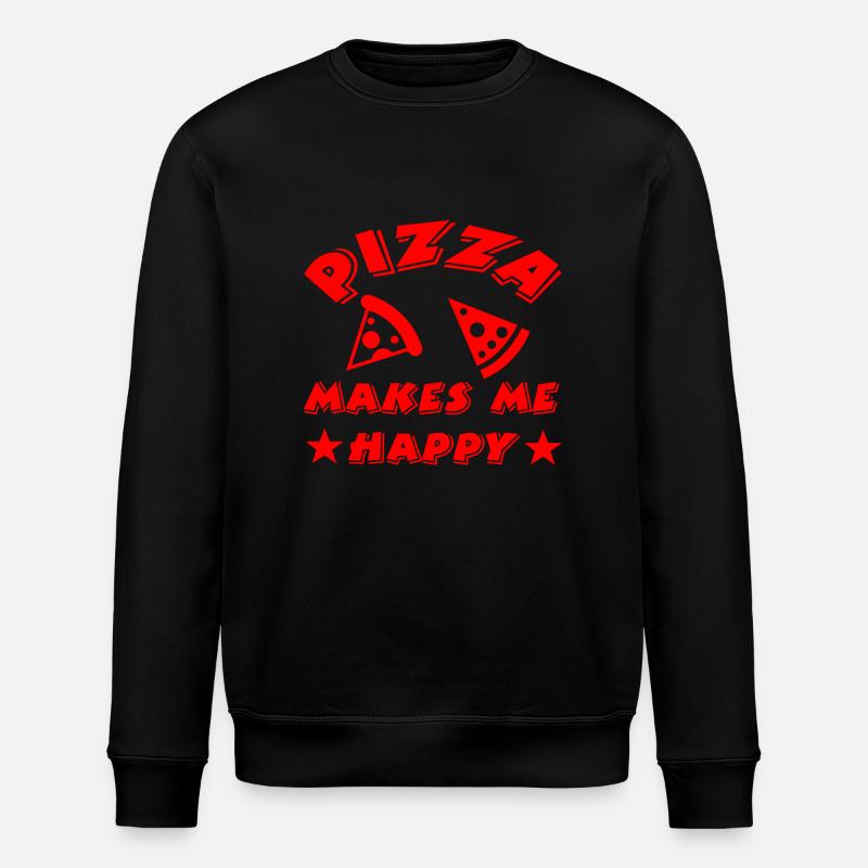 Pizza - Stanley/Stella Unisex Bio-Sweatshirt ROLLER - Schwarz