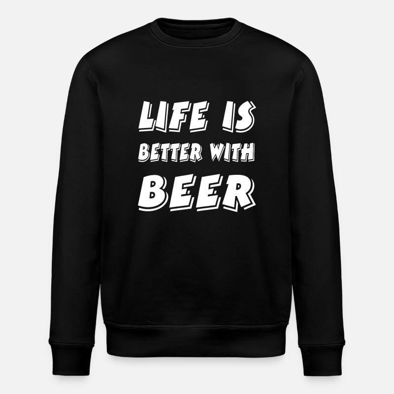 Beer - Stanley/Stella ROLLER Unisex Organic Sweatshirt - black