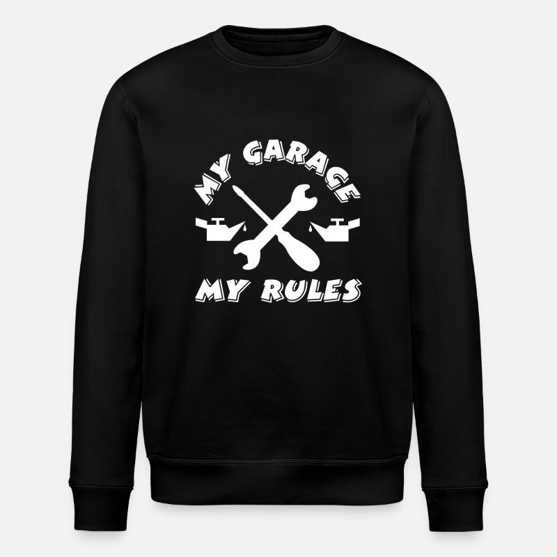 Garage - Stanley/Stella ROLLER Unisex Organic Sweatshirt - black