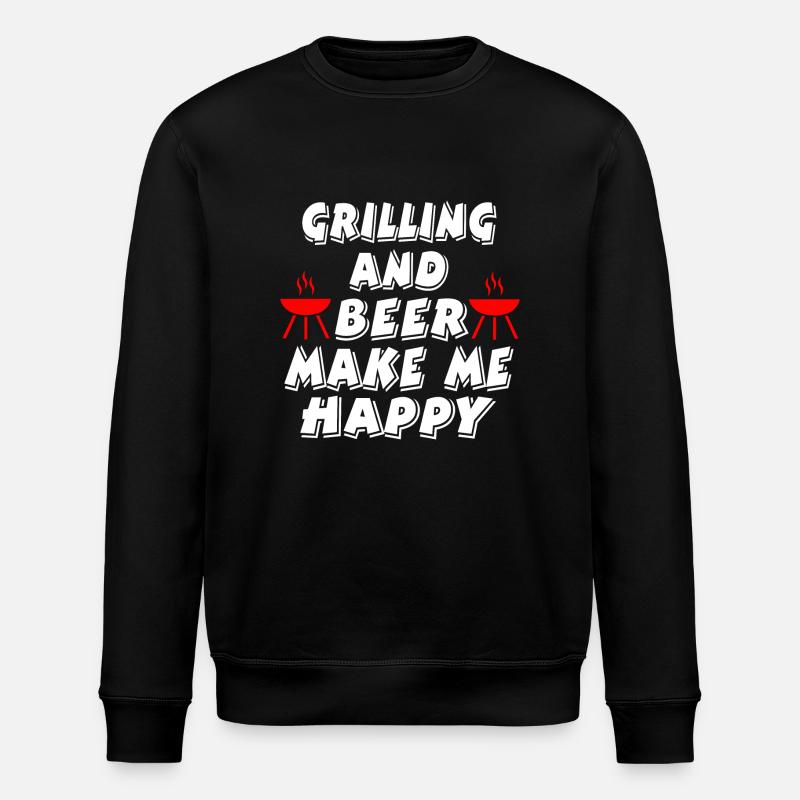 Grillen - Stanley/Stella Unisex Bio-Sweatshirt ROLLER - Schwarz