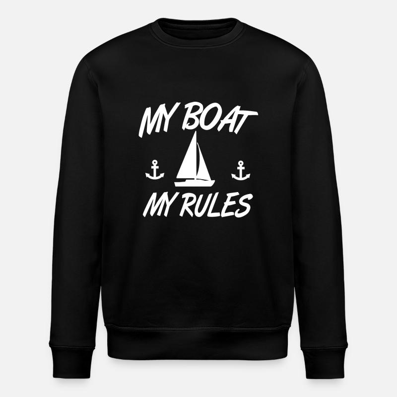 Sail - Stanley/Stella ROLLER Unisex Organic Sweatshirt - black