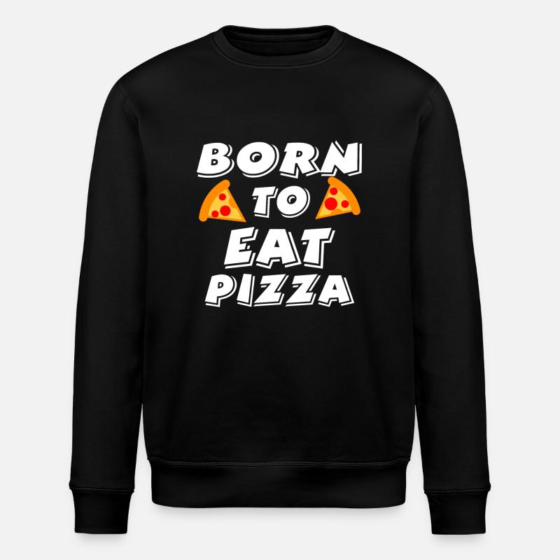 Pizza - Stanley/Stella Unisex Bio-Sweatshirt ROLLER - Schwarz