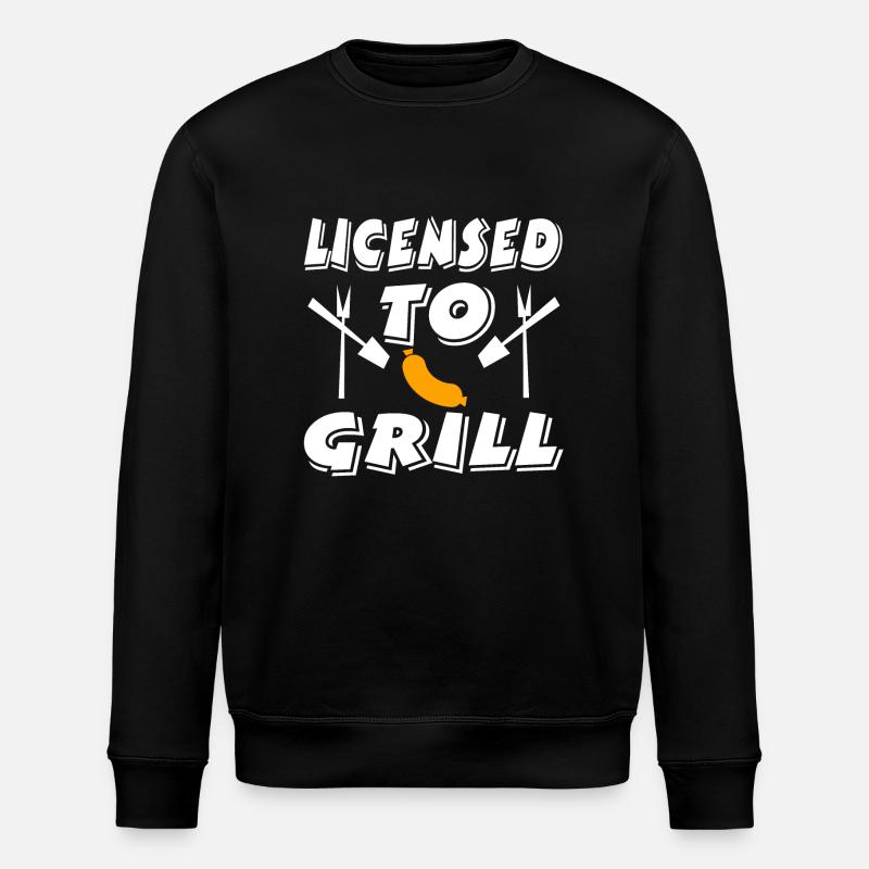 Grillen - Stanley/Stella Unisex Bio-Sweatshirt ROLLER - Schwarz