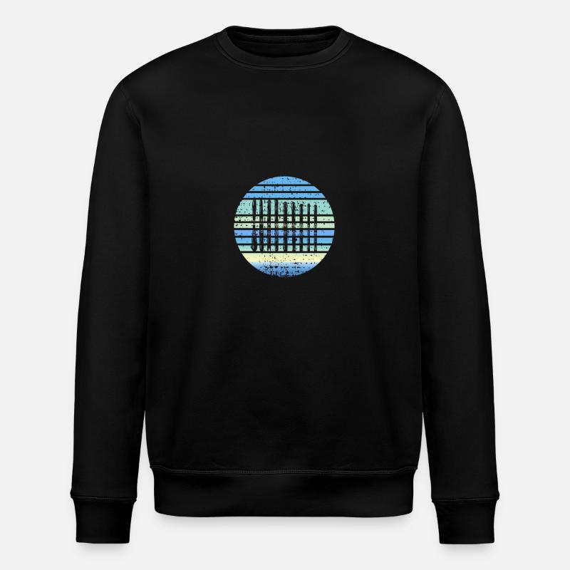 Collection Ski Rétro - Sweat bio ROLLER Stanley/Stella Unisexe - noir