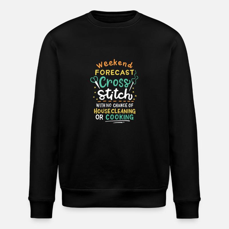 Artisanat Cross Stitch - Sweat bio ROLLER Stanley/Stella Unisexe - noir