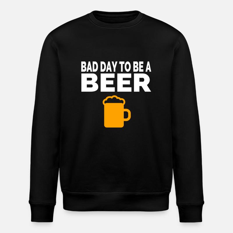 Bière - Sweat bio ROLLER Stanley/Stella Unisexe - noir