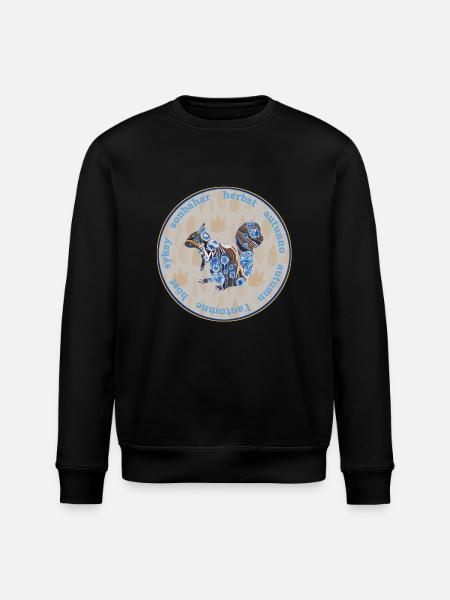 autumn 57 e 262 - Stanley/Stella ROLLER Unisex Organic Sweatshirt - black