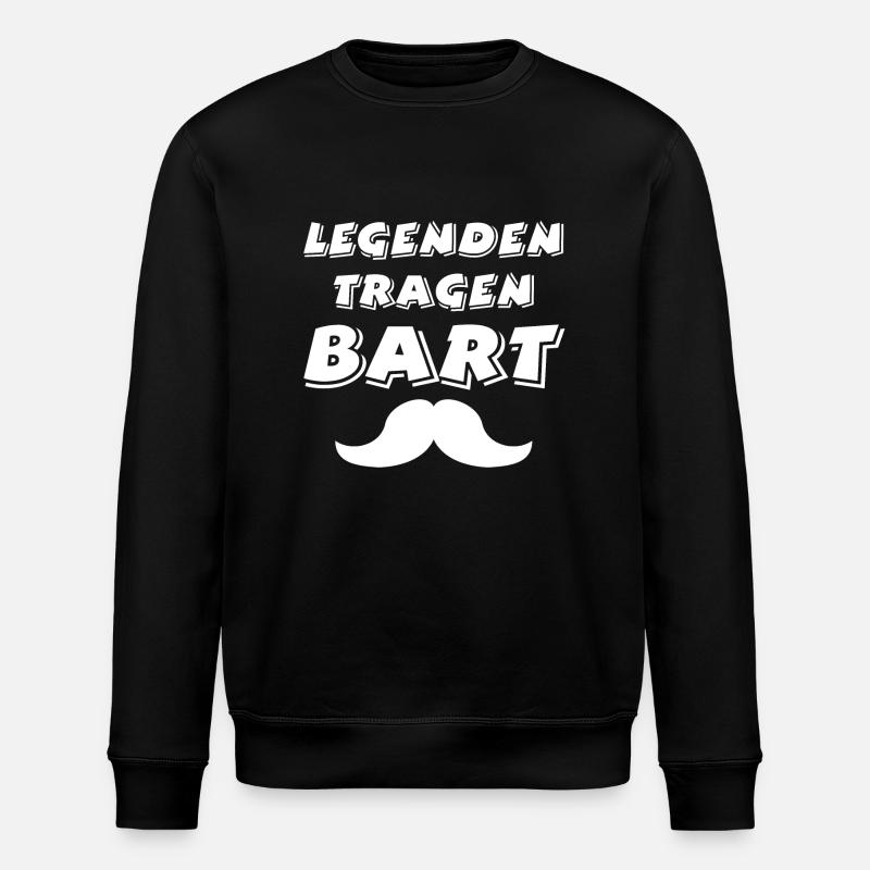 Bart - Stanley/Stella Unisex Bio-Sweatshirt ROLLER - Schwarz