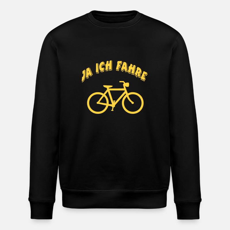 Fahrrad - Stanley/Stella Unisex Bio-Sweatshirt ROLLER - Schwarz