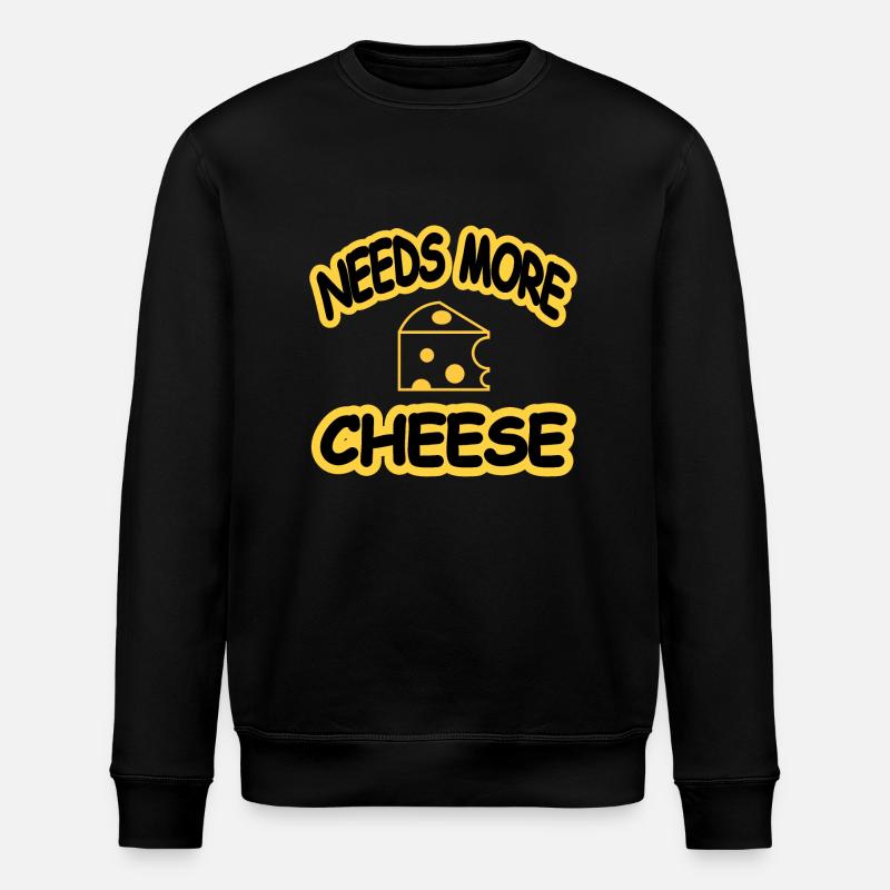 Käse - Stanley/Stella Unisex Bio-Sweatshirt ROLLER - Schwarz