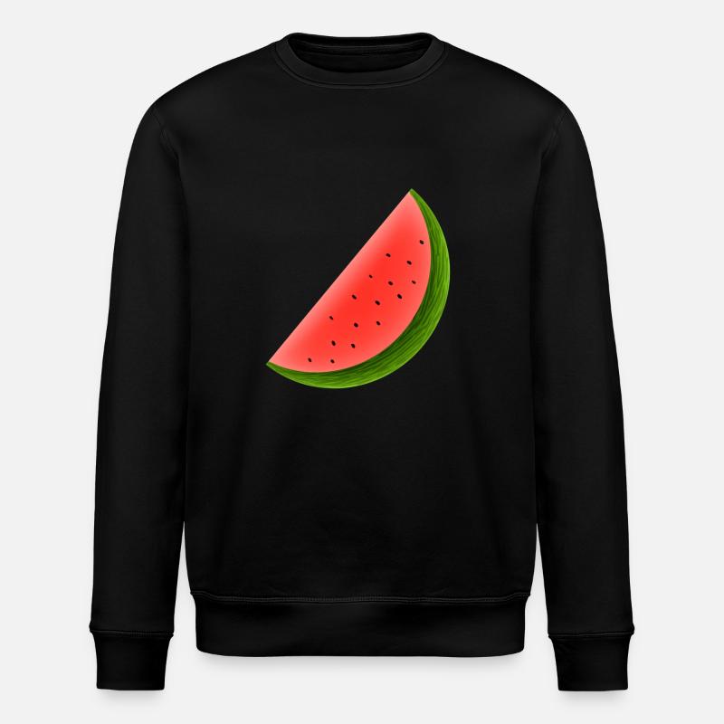 Pastèque - Sweat bio ROLLER Stanley/Stella Unisexe - noir