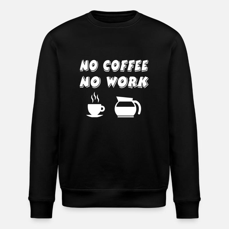Café - Sweat bio ROLLER Stanley/Stella Unisexe - noir