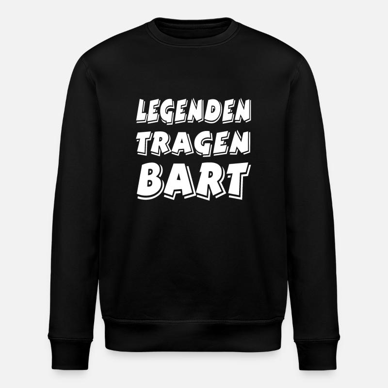 Bart - Stanley/Stella Unisex Bio-Sweatshirt ROLLER - Schwarz