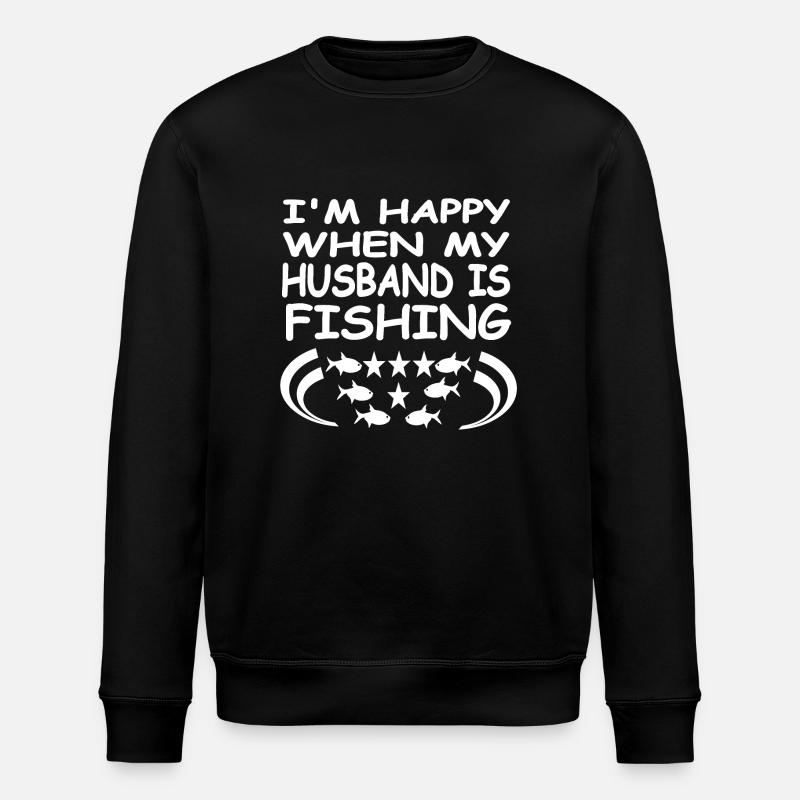 Angling - Stanley/Stella ROLLER Unisex Organic Sweatshirt - black
