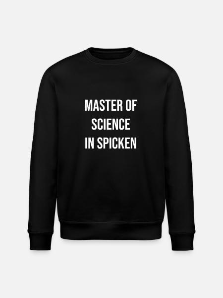 Master of Science in Spicken - Stanley/Stella Unisex Bio-Sweatshirt ROLLER - Schwarz
