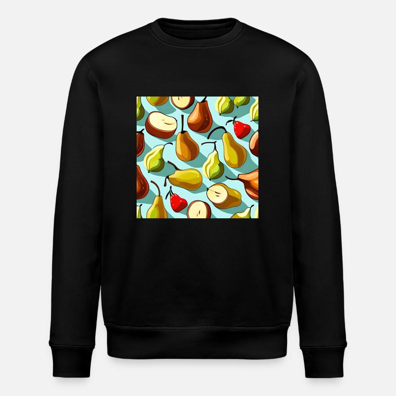 Birnen-Perfektion - Stanley/Stella Unisex Bio-Sweatshirt ROLLER - Schwarz