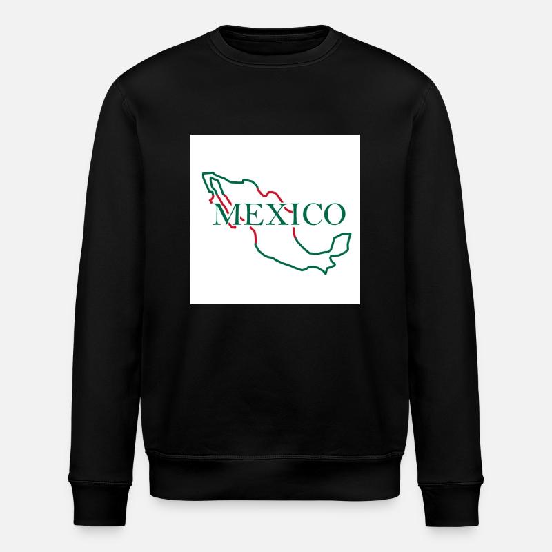 Carte du Mexique - Sweat bio ROLLER Stanley/Stella Unisexe - noir