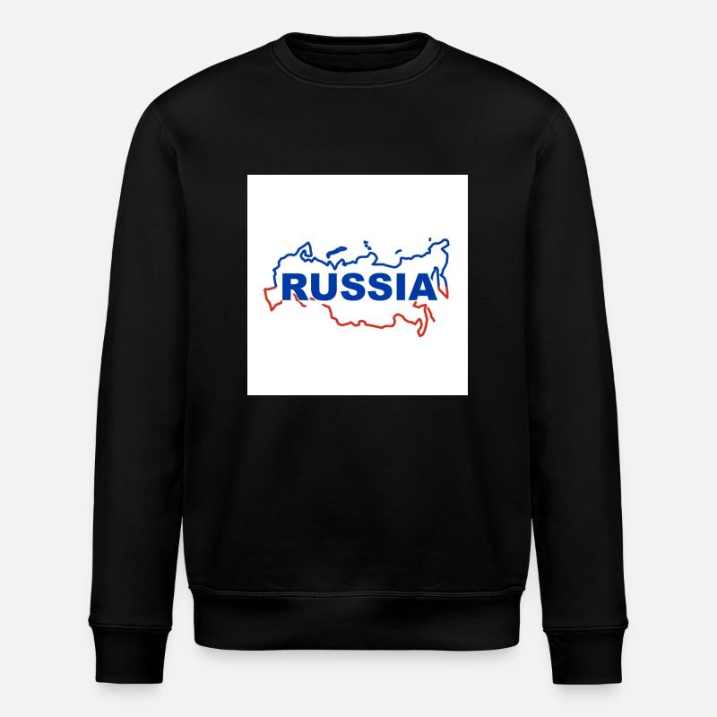 Carte de la Russie - Sweat bio ROLLER Stanley/Stella Unisexe - noir