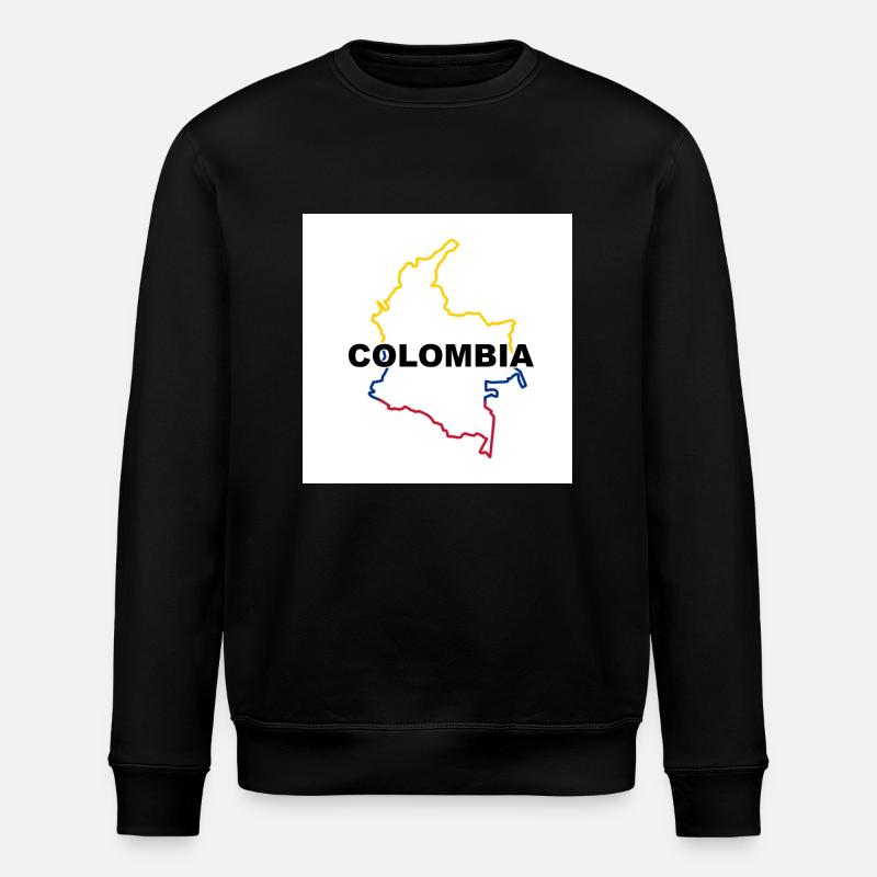 Carte de la Colombie - Sweat bio ROLLER Stanley/Stella Unisexe - noir