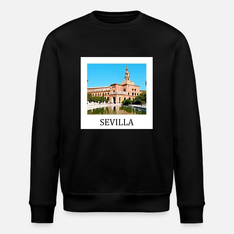 Sevilla - Stanley/Stella Unisex Bio-Sweatshirt ROLLER - Schwarz
