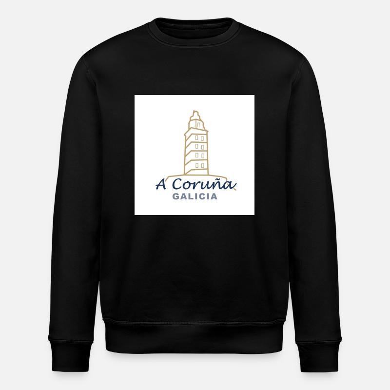 La Corogne - Sweat bio ROLLER Stanley/Stella Unisexe - noir
