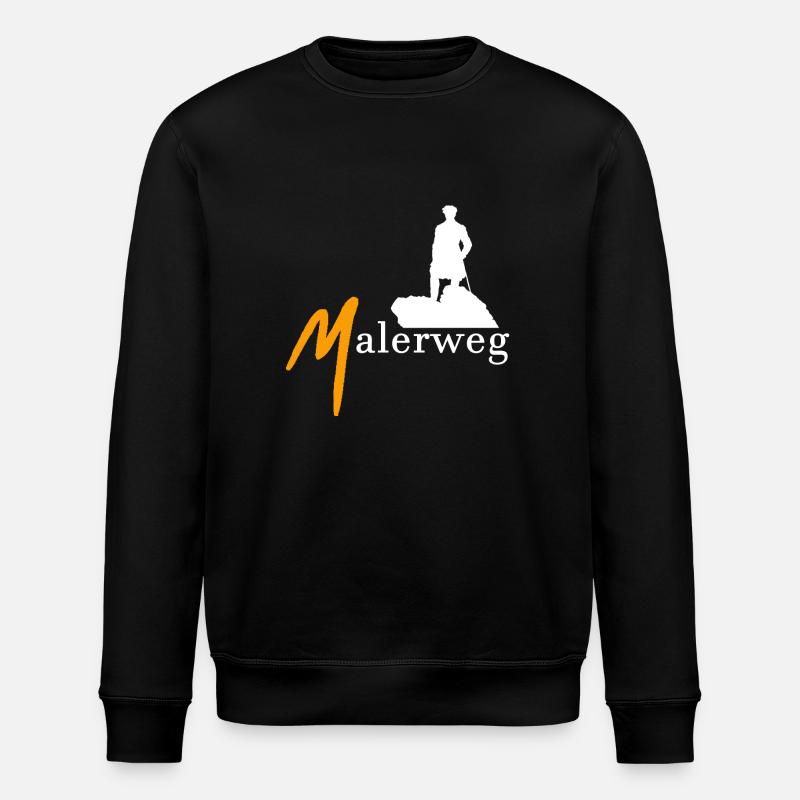 Malerweg - Stanley/Stella Unisex Bio-Sweatshirt ROLLER - Schwarz