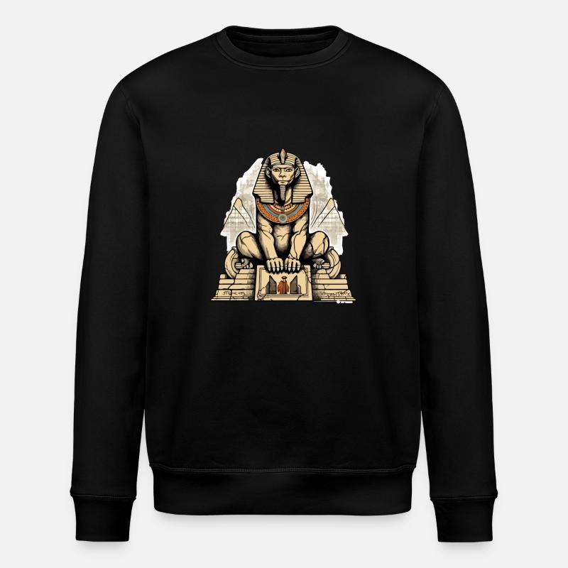 Le lion Sphinx - Sweat bio ROLLER Stanley/Stella Unisexe - noir