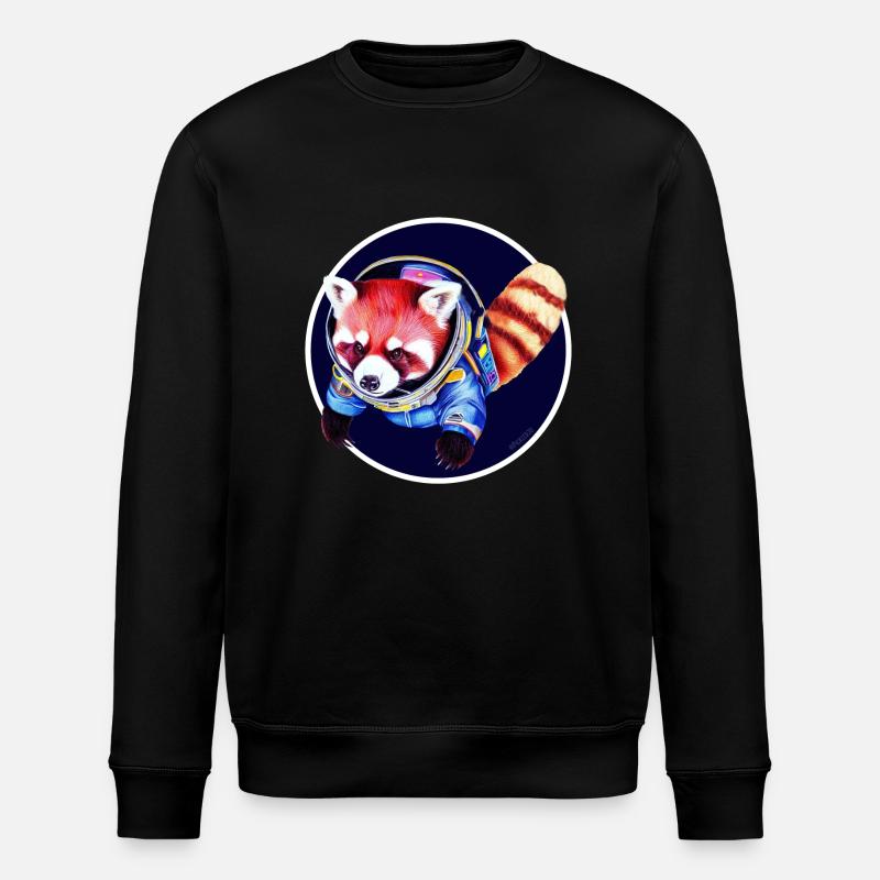 Panda de l’espace - Sweat bio ROLLER Stanley/Stella Unisexe - noir